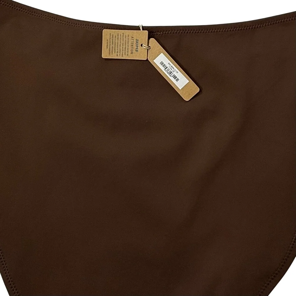 SKIMS Shaping Swim Dipped Bikini Cocoa 2X